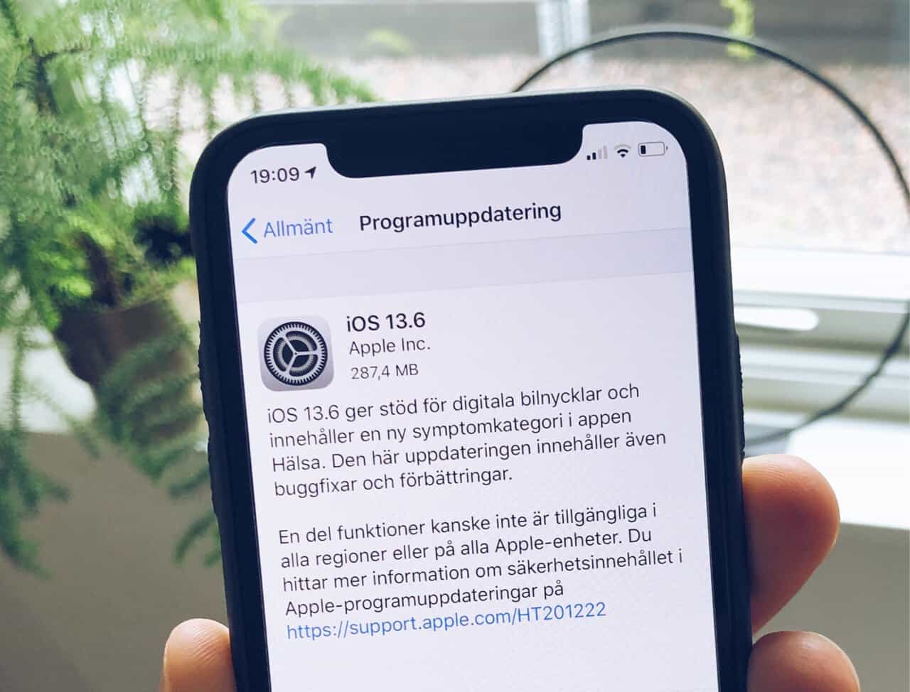 Apple har släppt iOS 13.6