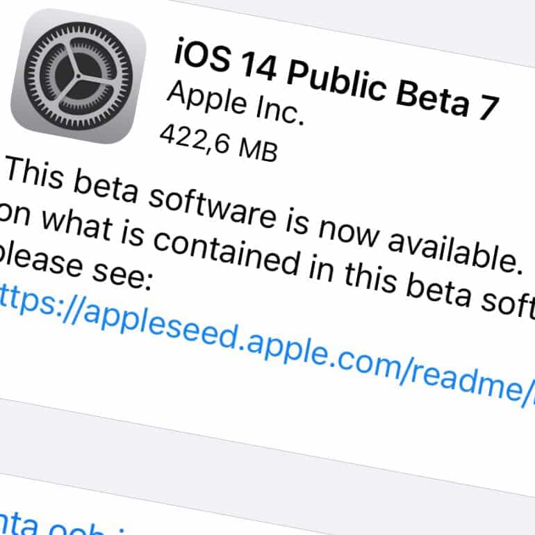 Apple har släppt iOS 14 Public Beta 7