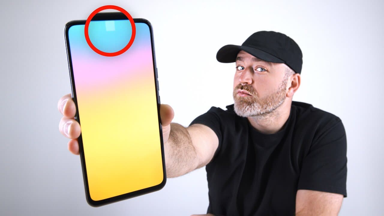 Unbox Therapy testar första telefonen med kameran under skärmen