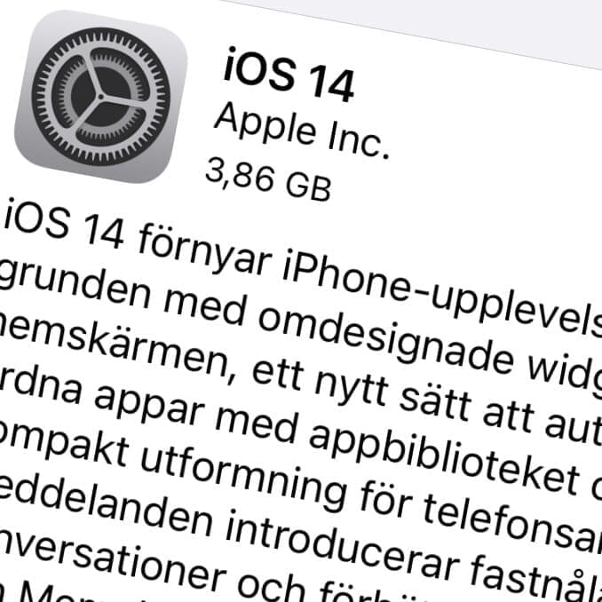 Apple har släppt iOS 14 GM