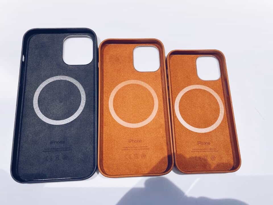 En första titt på Apples nya läderskal till iPhone 12