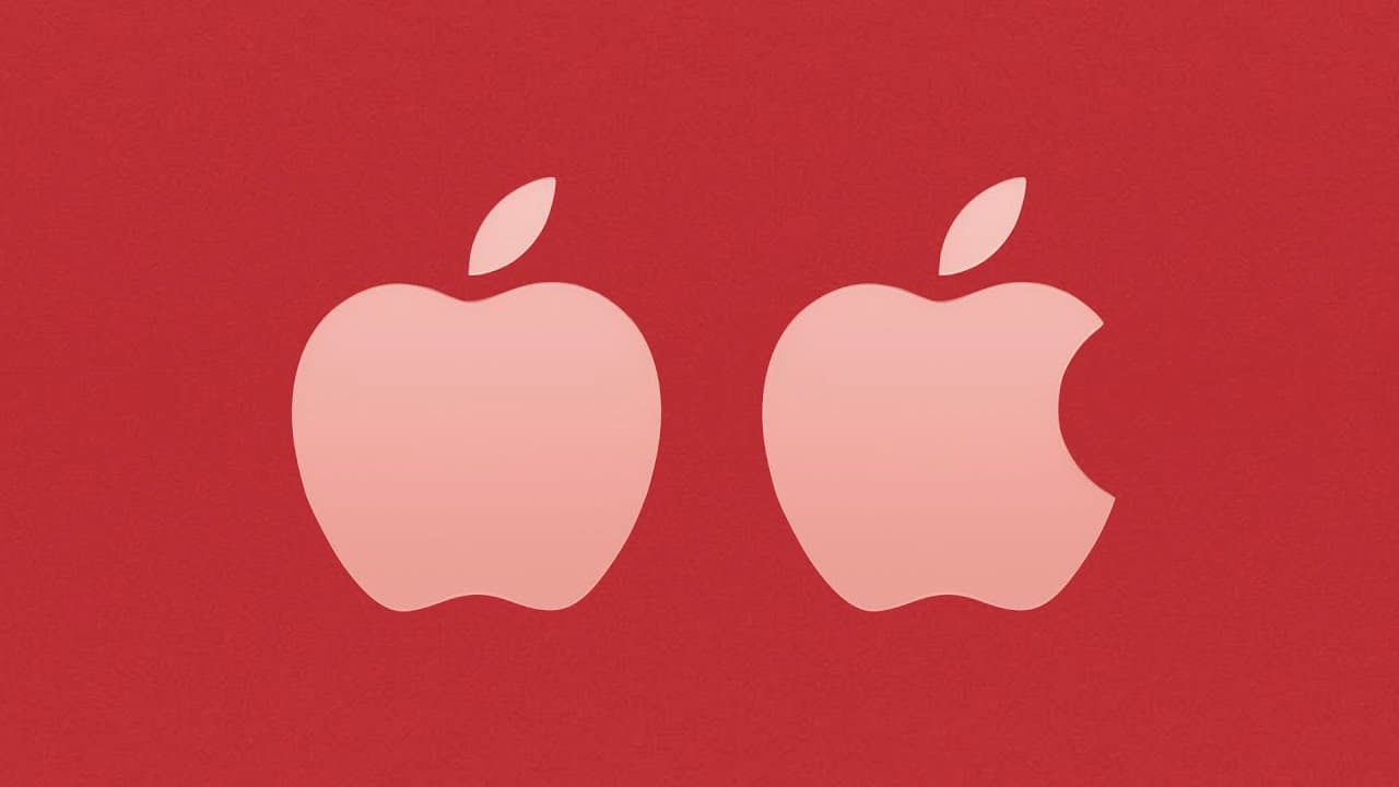Varför det saknas en liten bit i Apples logo