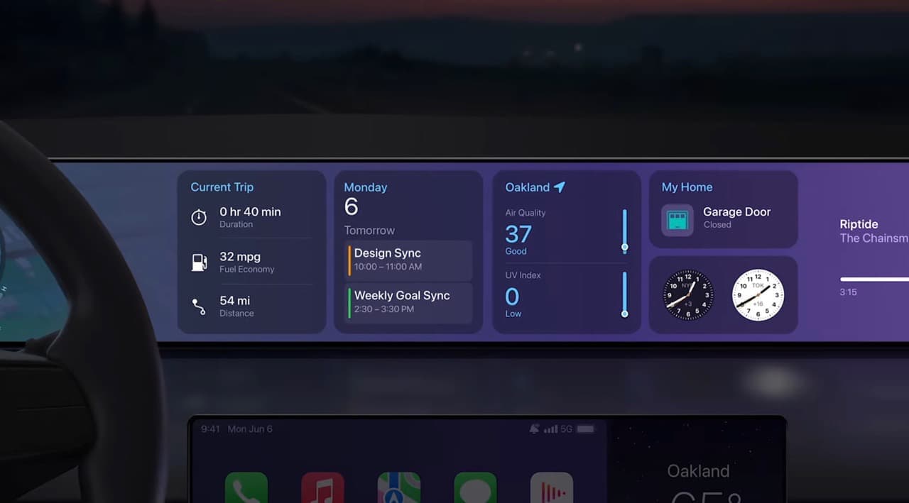 Apple uppdaterar Car Play och integrerar den mer med bilen