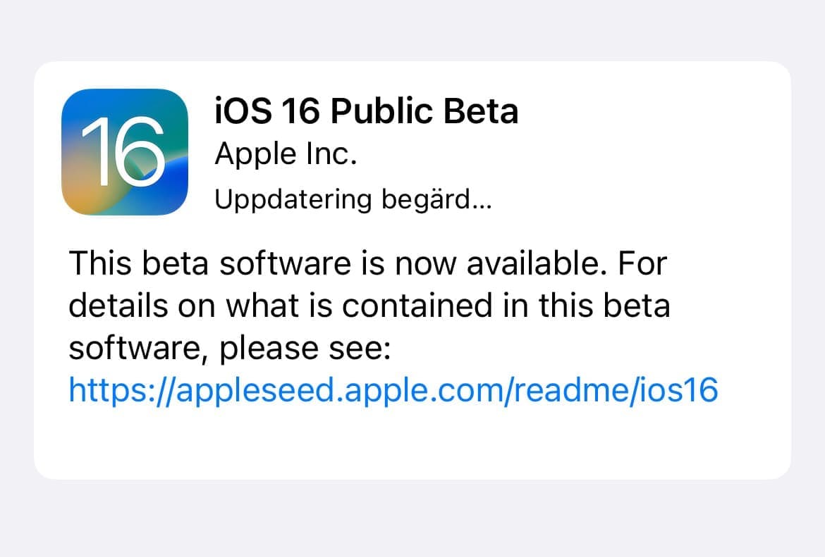 Nu kan alla installera betan av iOS 16