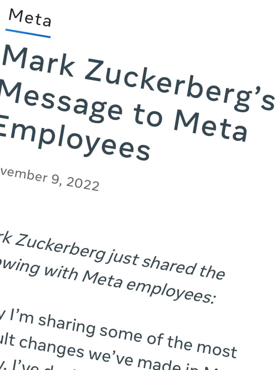 Meta sparkar 11 000 personer