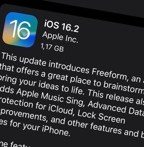 Apple har släppt iOS 16.2