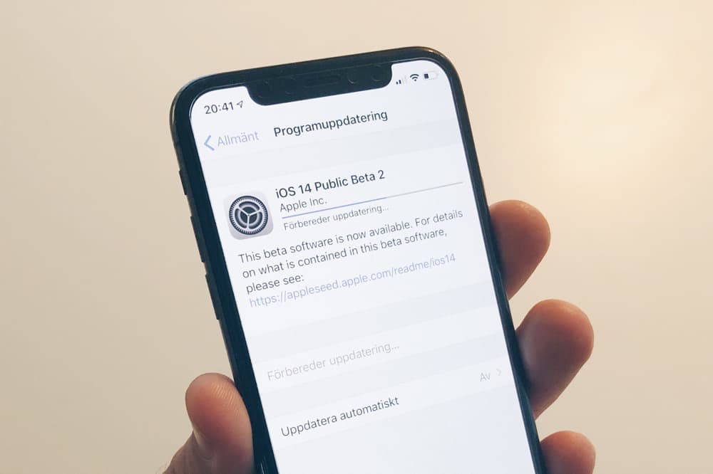 Nu kan alla installera betan av iOS 14