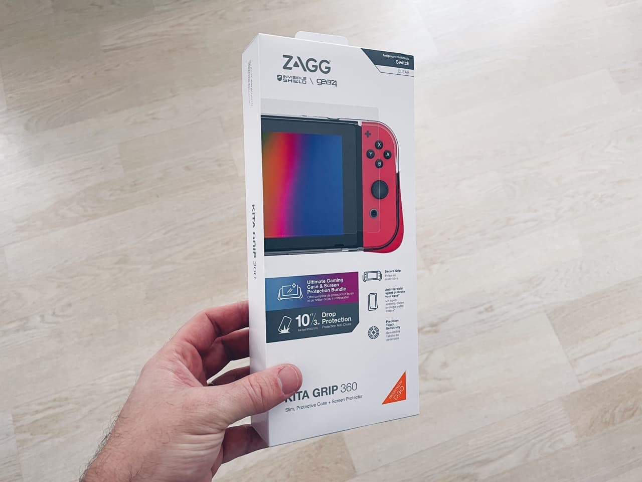 Zagg Gear4 Kita Grip 360 till Nintendo Switch