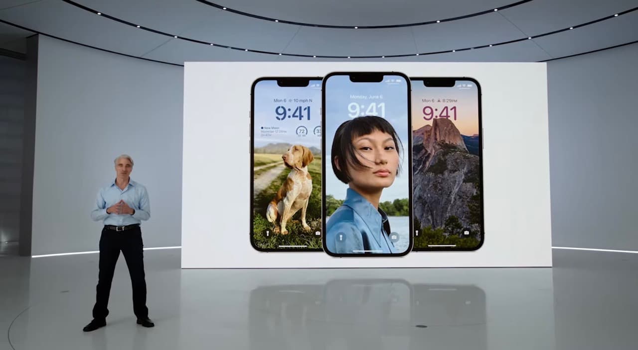iOS 16 får en helt ny låsskärm