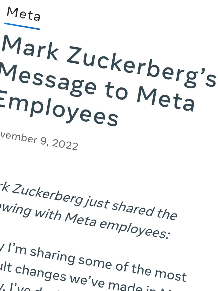 Meta sparkar 11 000 personer