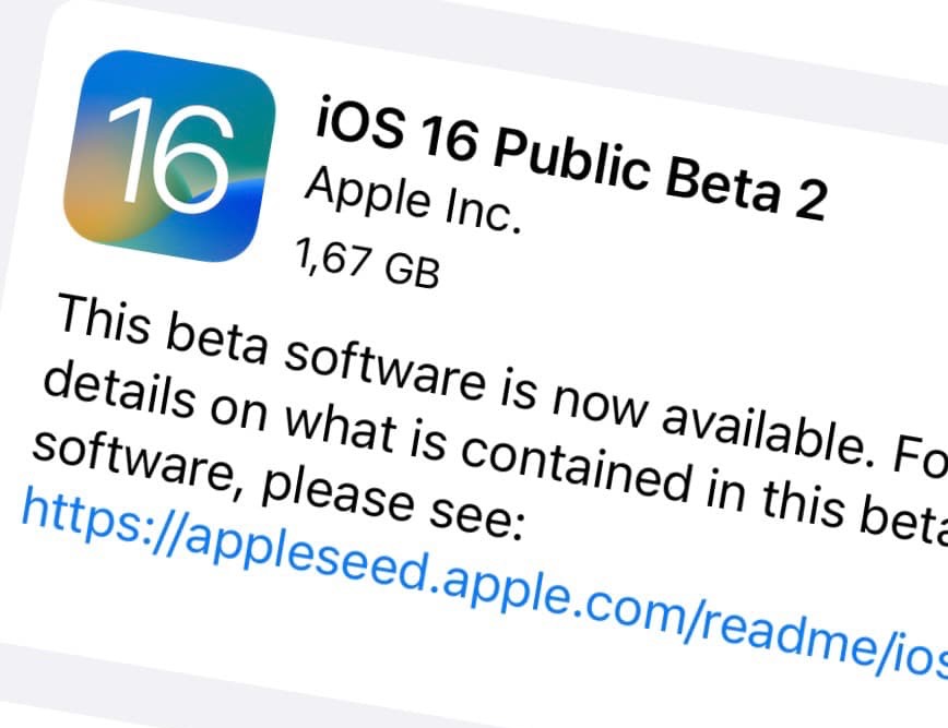 Apple har släppt iOS 16 Public Beta 2