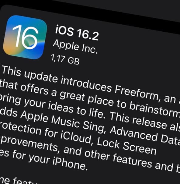 Apple har släppt iOS 16.2
